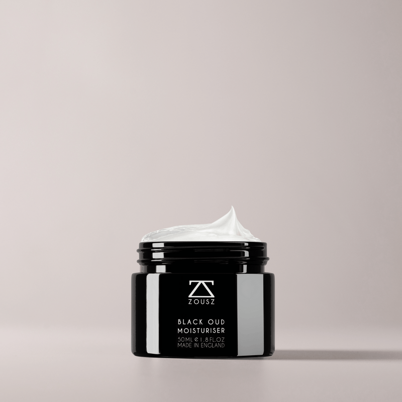 Black Oud Men's Natural Moisturizer by ZOUSZ - Non-toxic Facial Care product rated STOP by Million Marker, free from BPA, phthalates, and parabens