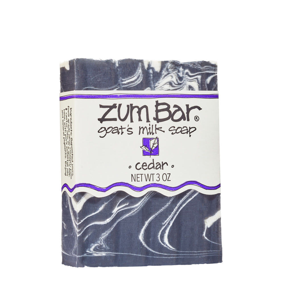 Goat's Milk Bar Soap - Cedar by zum - Non-toxic, SLOW rated product free from harmful chemicals