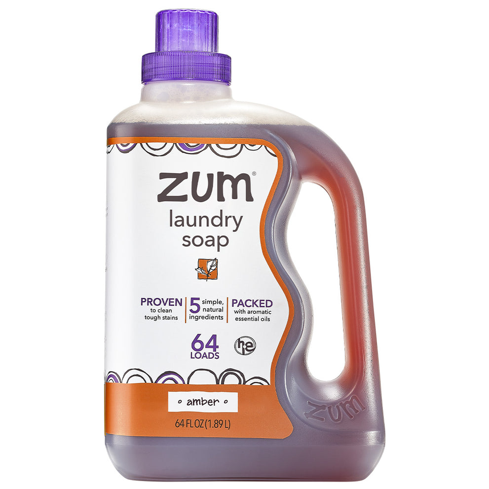 Laundry Soap - Amber by zum - Non-toxic, STOP rated product free from harmful chemicals